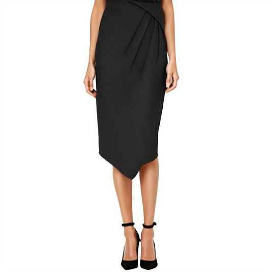 Calvin Klein - Pleated Knee Length Wrap Skirt