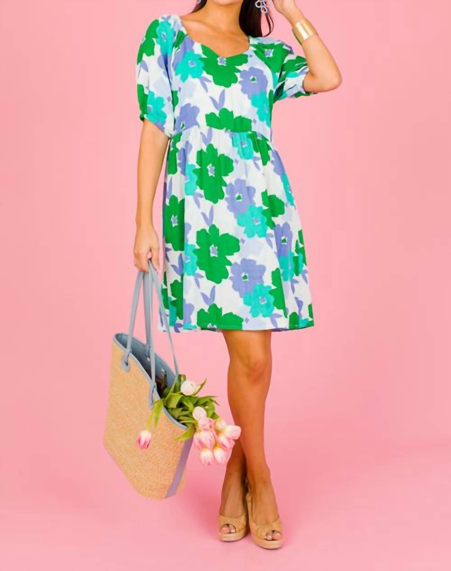 Michelle Mcdowell - Bailey Sweeten Day Puff Sleeve Dress
