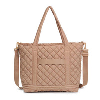 Urban Expressions - Women's Lanya Quilted Nylon Travel Tote Bag