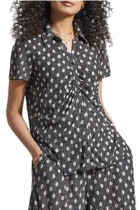 Tribal - Knit Shirred Top