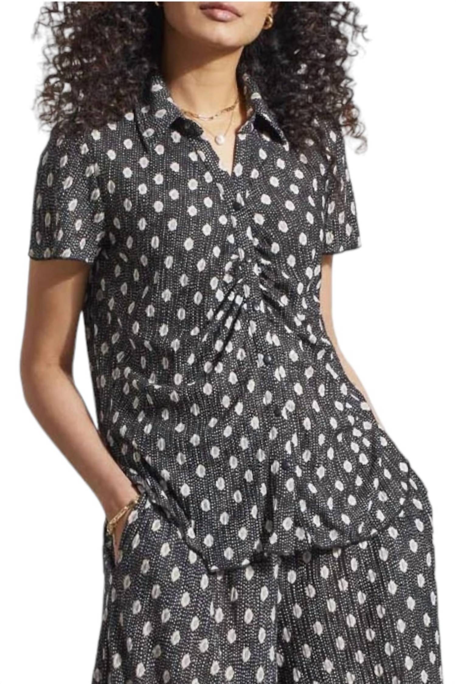 Tribal - Knit Shirred Top