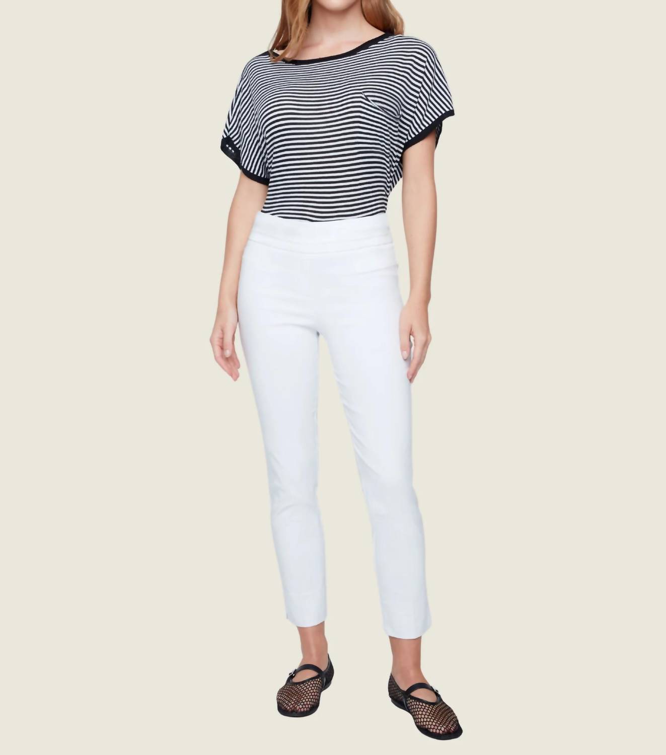 Renuar - Woven Slim Ankle Pants