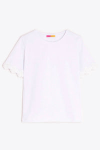 Vilagallo - Lace Sleeve T-shirt