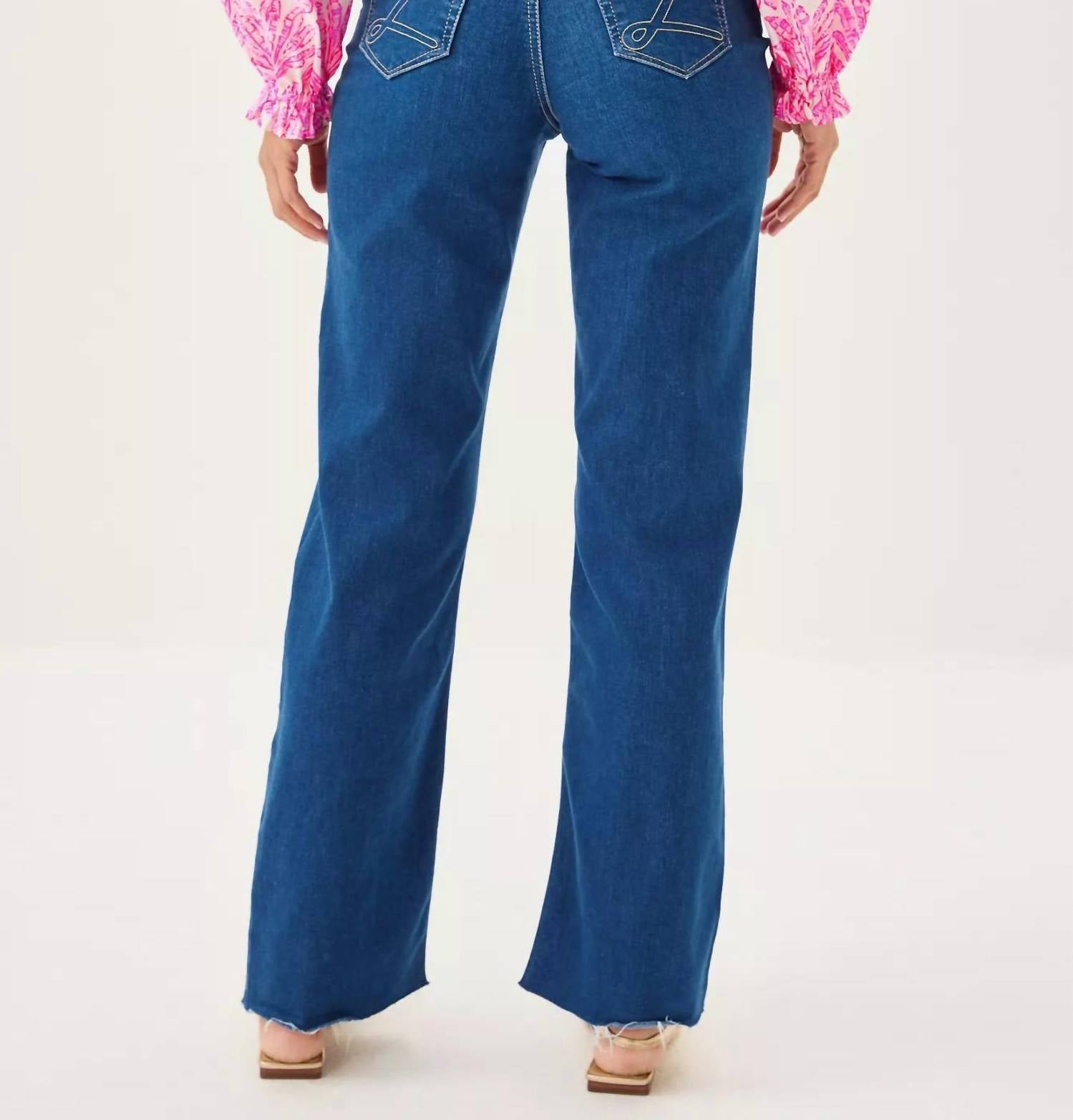 Lilly Pulitzer - Aniston High Rise Straight Leg Jean
