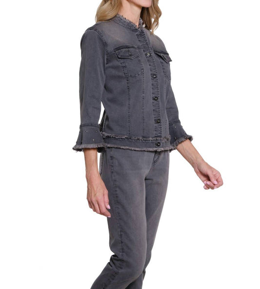 Multiples - Embellished Denim Jacket