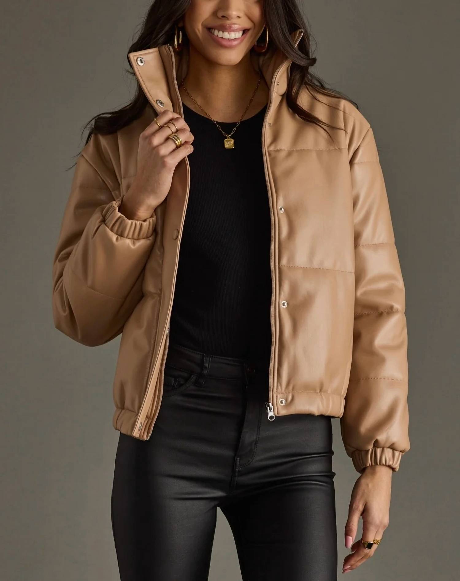 Panache - Cropped Puffer Jacket