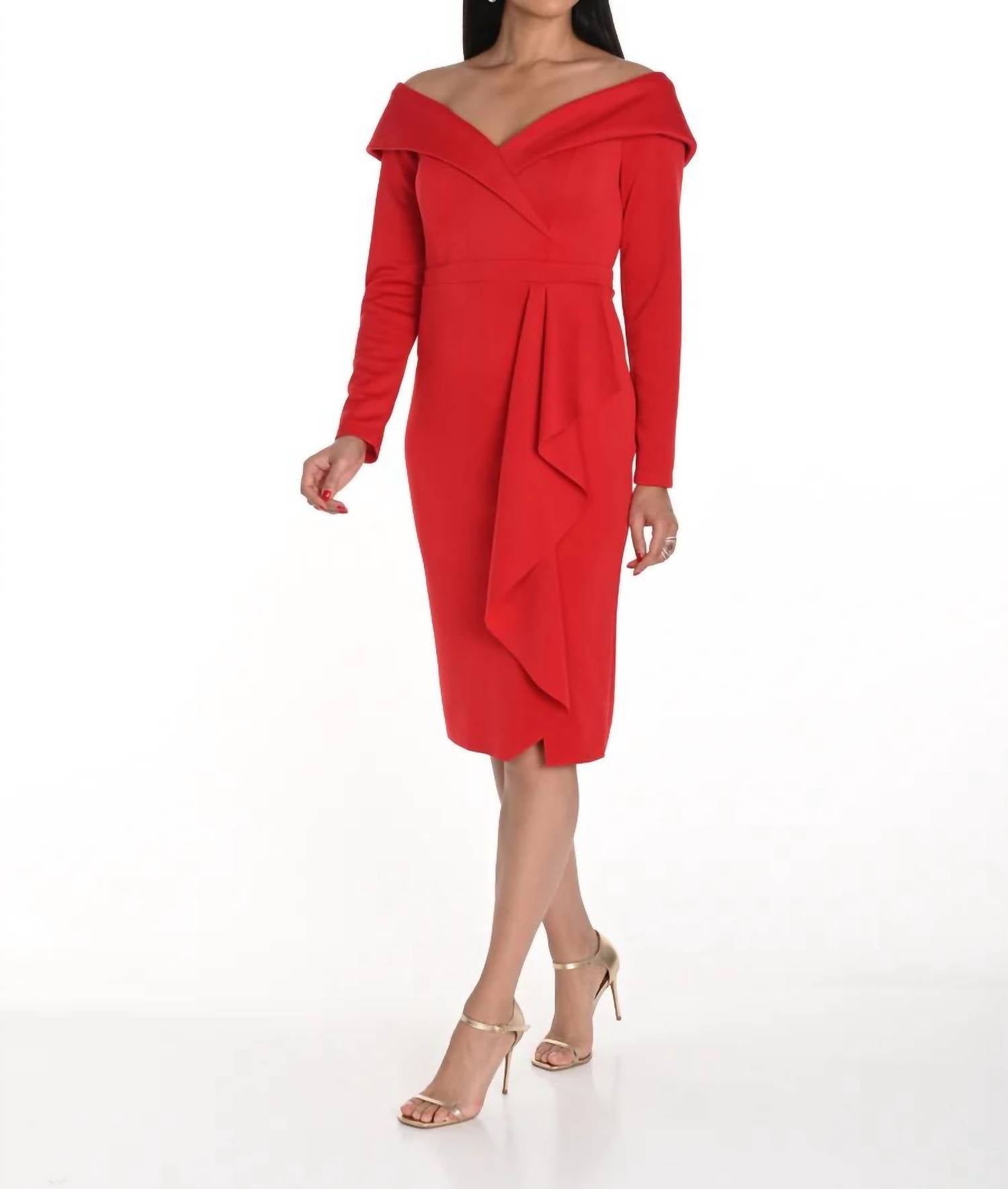 Frank Lyman - Off The Shoulder Special Occasion Dress