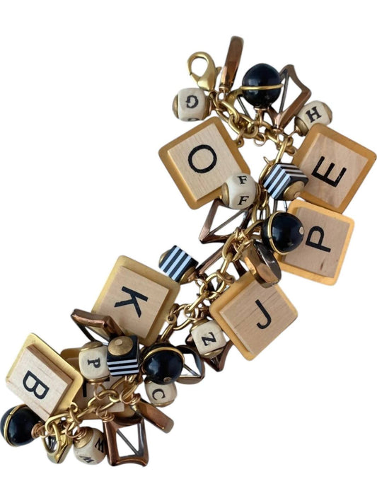 Lenora Dame - Women's Game Night Wooden Letter Bracelet