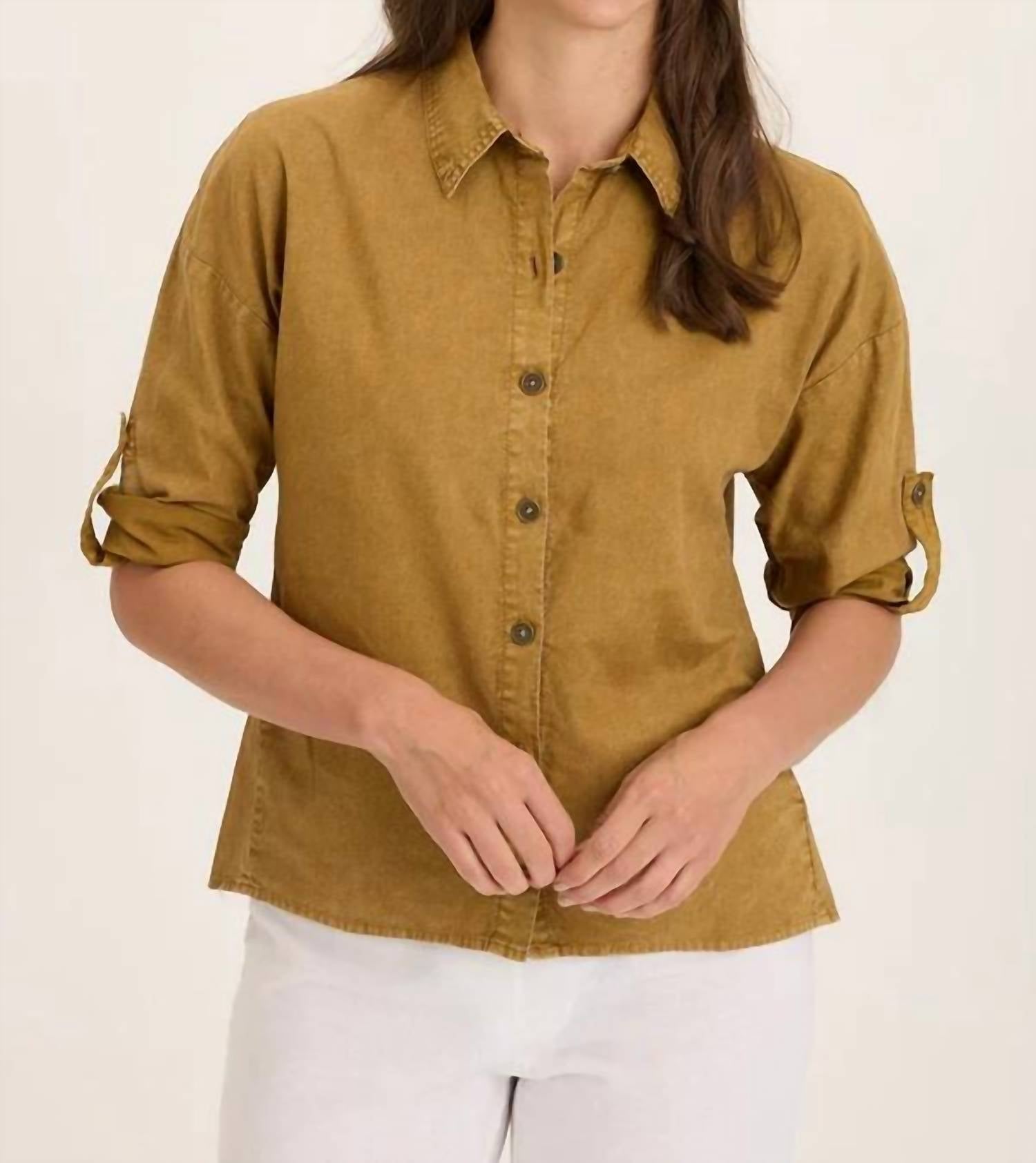 Xcvi - Carrie Button Up Top