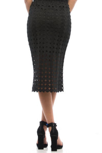 J.O.A. - Midi Cage Skirt