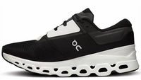 On Women's Cloudstratus 3 Shoe in black - women's sneaker - detail view