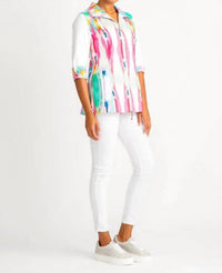 Berek - Vertical Vest Colorful Rainbow Pastel Blouse