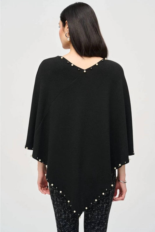 Joseph Ribkoff - Pearl Embellished Poncho