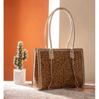 Montana West - Women's Floral Tooled Concealed Carry Tote Bag