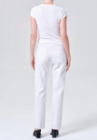 AGOLDE Lana Denim Pants in marshmallow - women's jeans - view 5