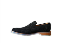 Artelio Men's Amalfi Loafer in black suede - men's loafer