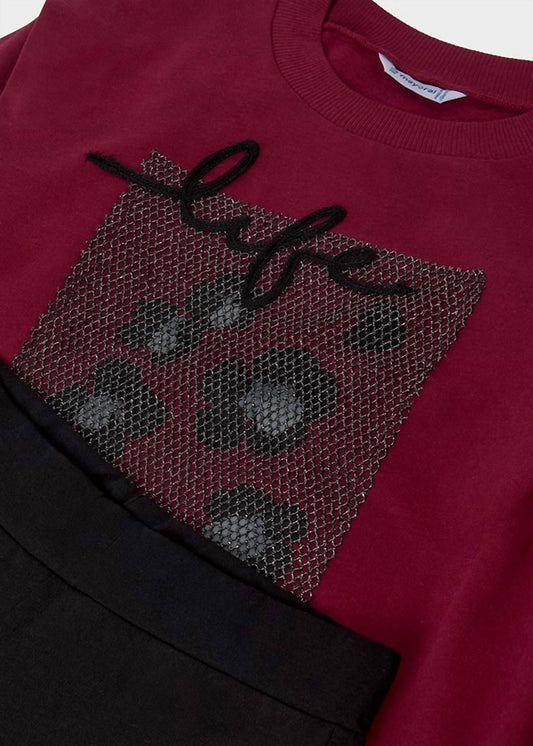 Mayoral - Girl's Sweater and Flared Leggings Set