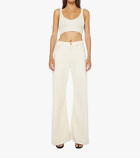 Mother - Lemon Twist Sneak Wide Leg Jeans