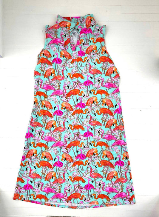 Southwind - Women's Tropical Flamingo Avalon Sleeveless Dress