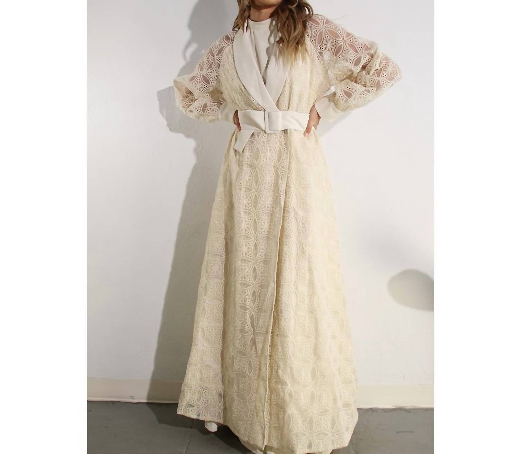 Mulla - Crochet Lace Jacket Dress