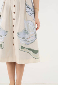 Emily McCarthy Constance Midi Dress in lavender fields - women's dress - view 4