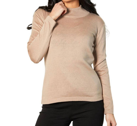 Mock Neck Long Sleeve Top