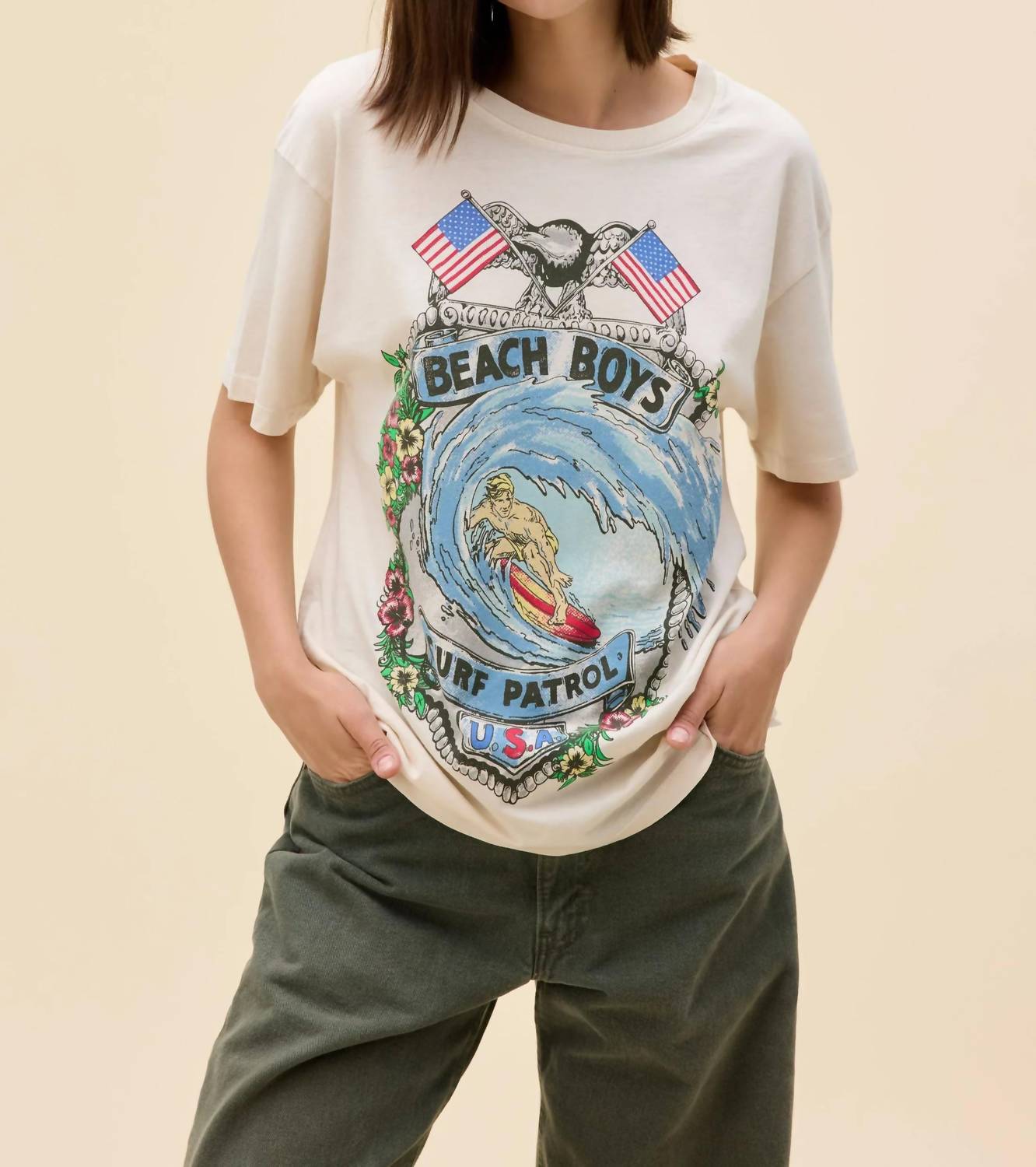 Daydreamer - Beach Boys Surf Patrol Boyfriend Tee