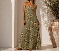 Mystery Resort - Golden Horizon Maxi Dress