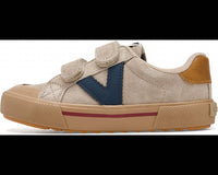 Victoria - Kid's Tribu Wide Fit Split Leather & Contrast Sneakers