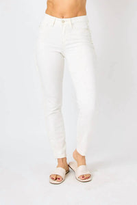 Judy Blue - Women's Mide Rise Braided Detail Relaxed