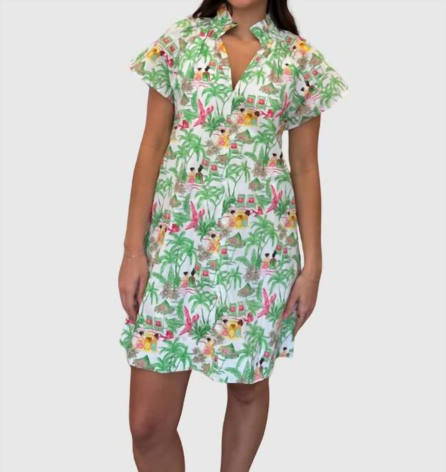 Thml - Vacation Scene Print Dress