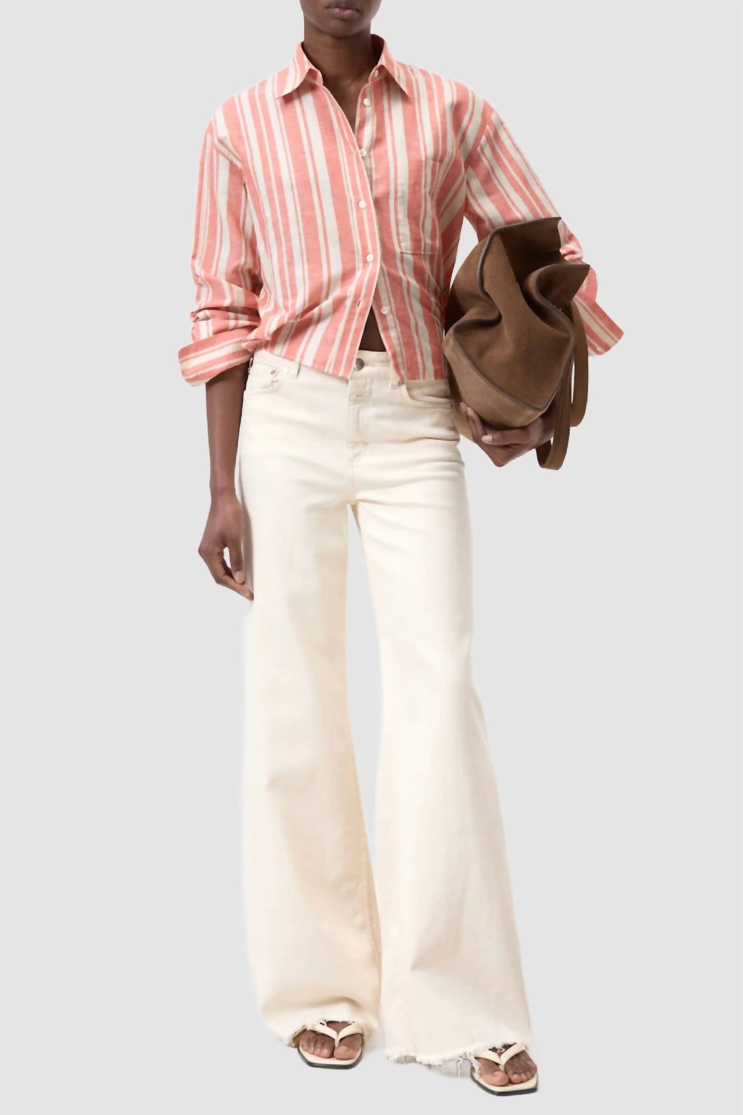 Closed - Cropped Oversized Shirt
