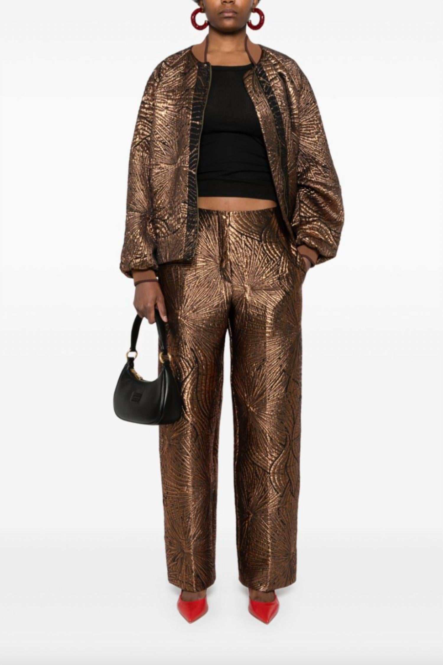 Forte Forte - Golden Sunrise Jacquard Bomber Jacket