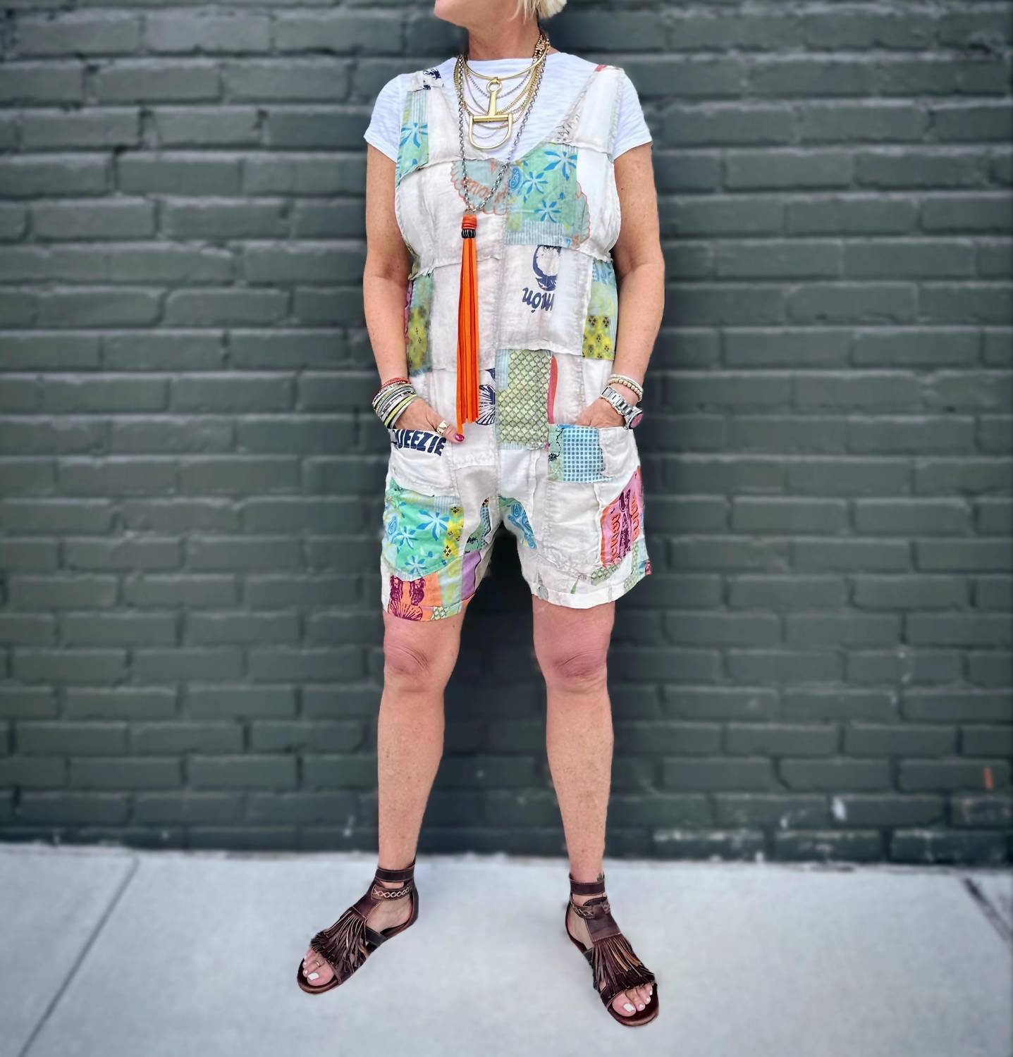 Paperlace - Sea Shore Romper Overalls