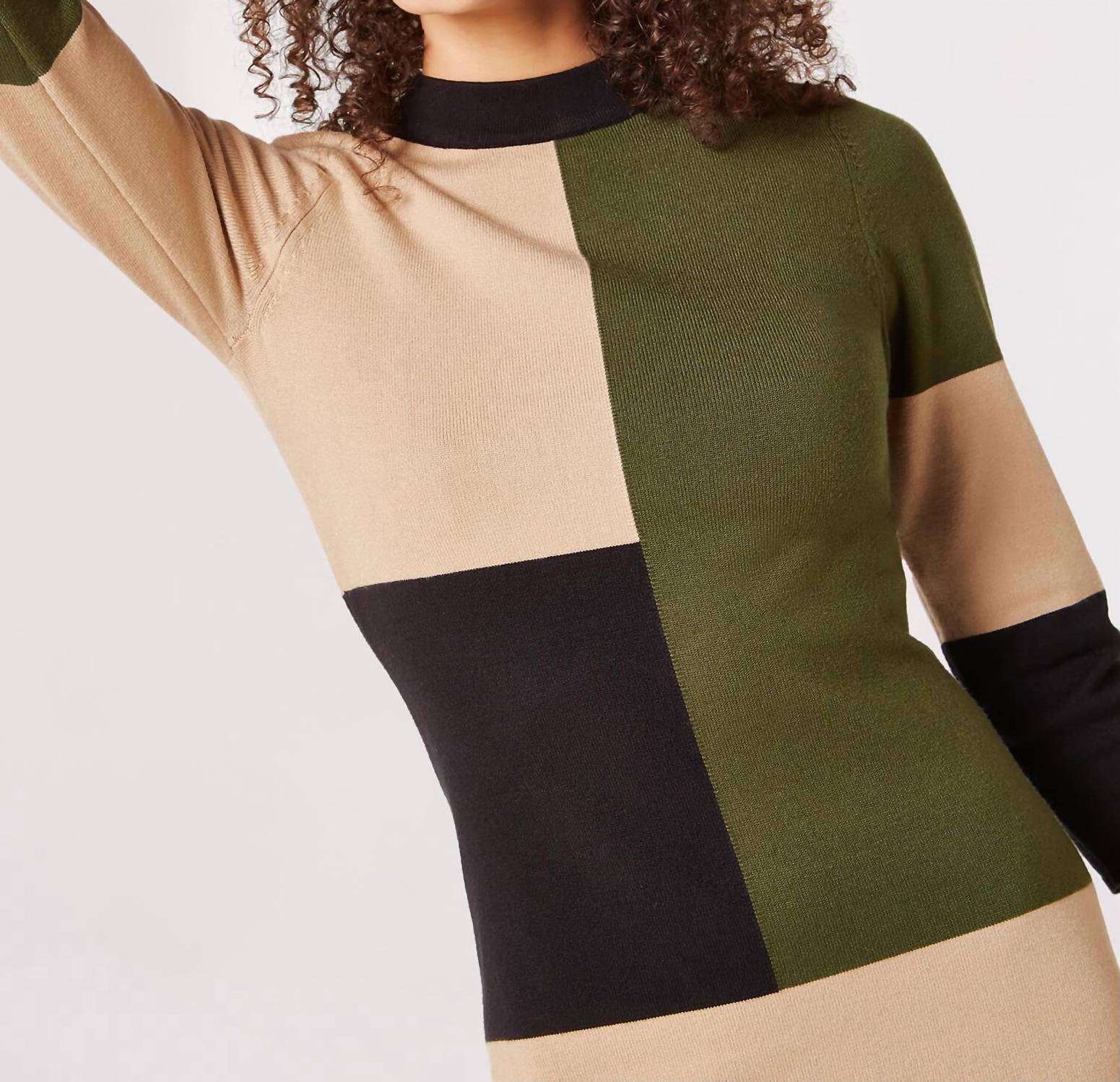 Apricot - Maple Grove Sweater Dress