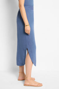 Nic + Zoe - Rumba Linen Dip Skirt