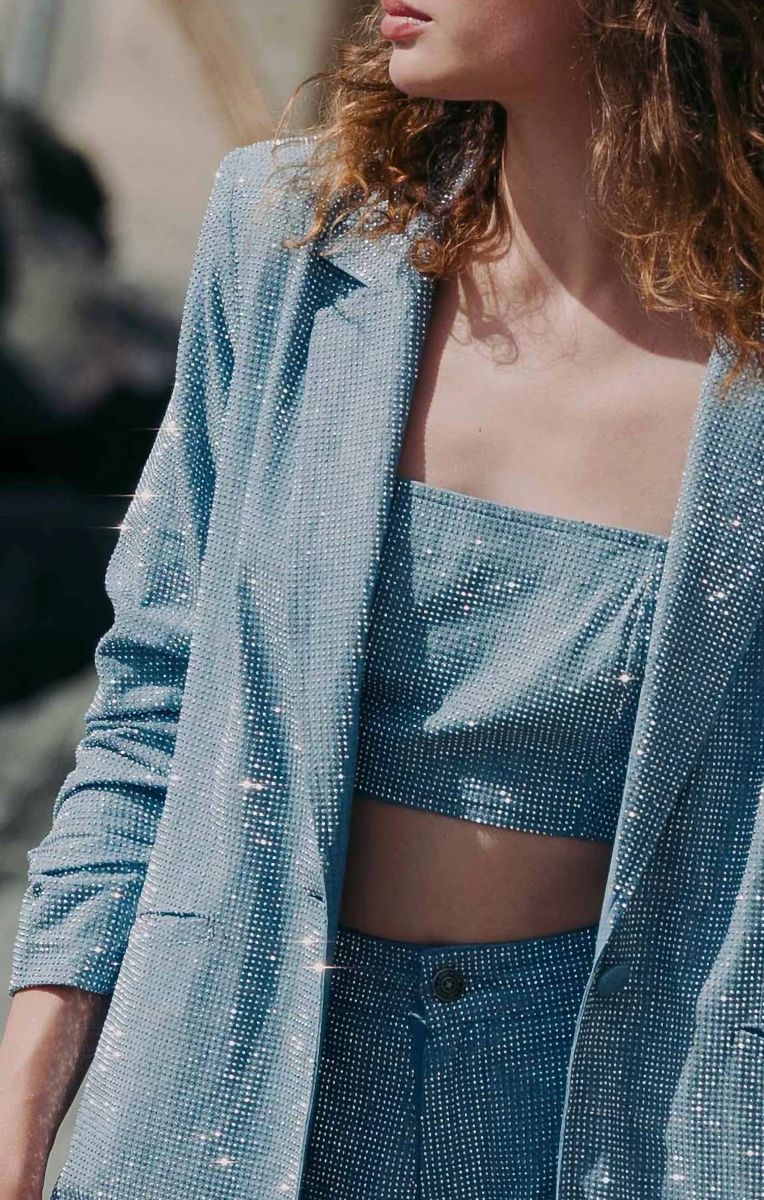 Cinq A Sept - Chambray Heatset Kylie Jacket