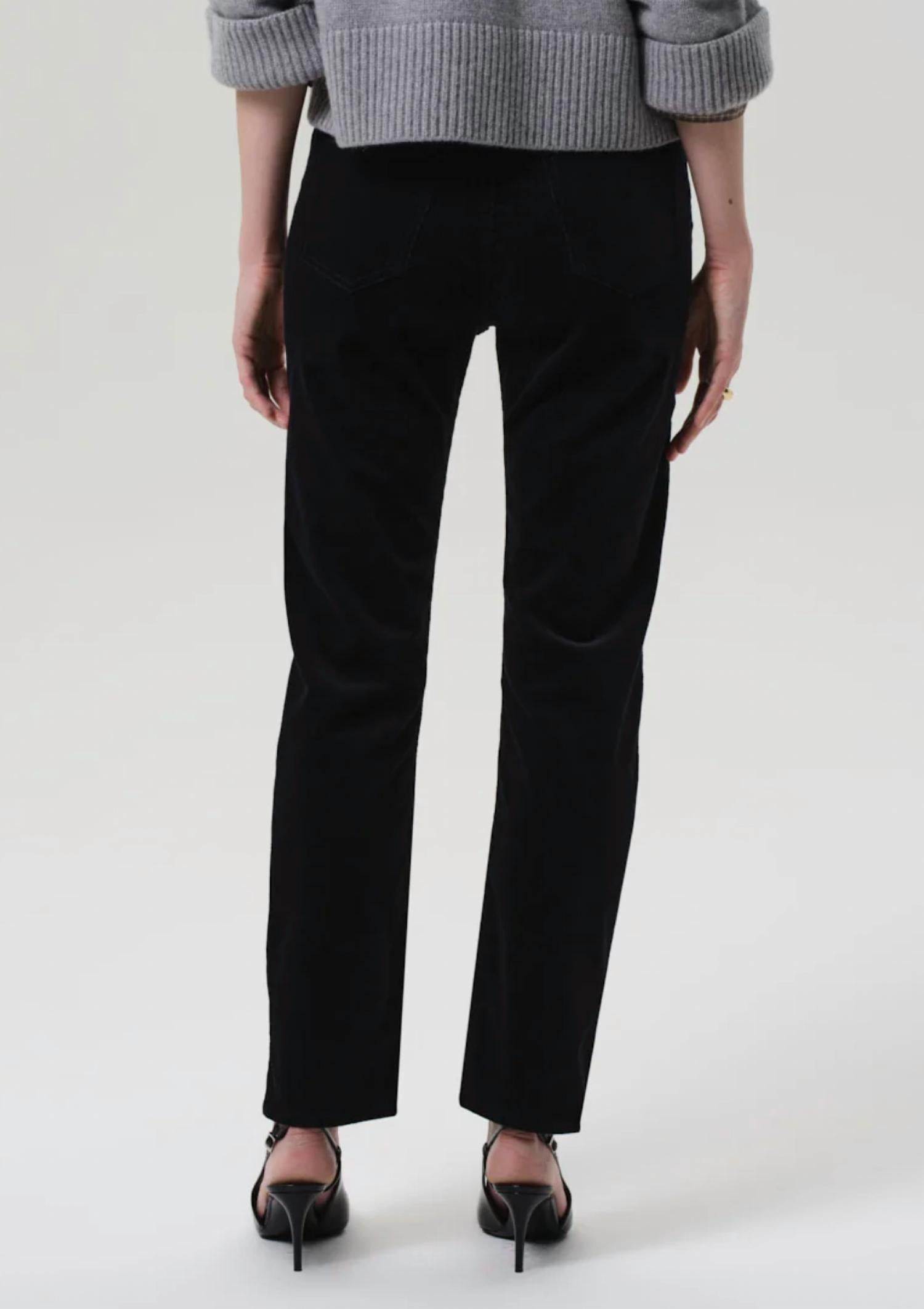 Citizens of Humanity Blaine High-rise Jeans in true black - women's jeans - detail view