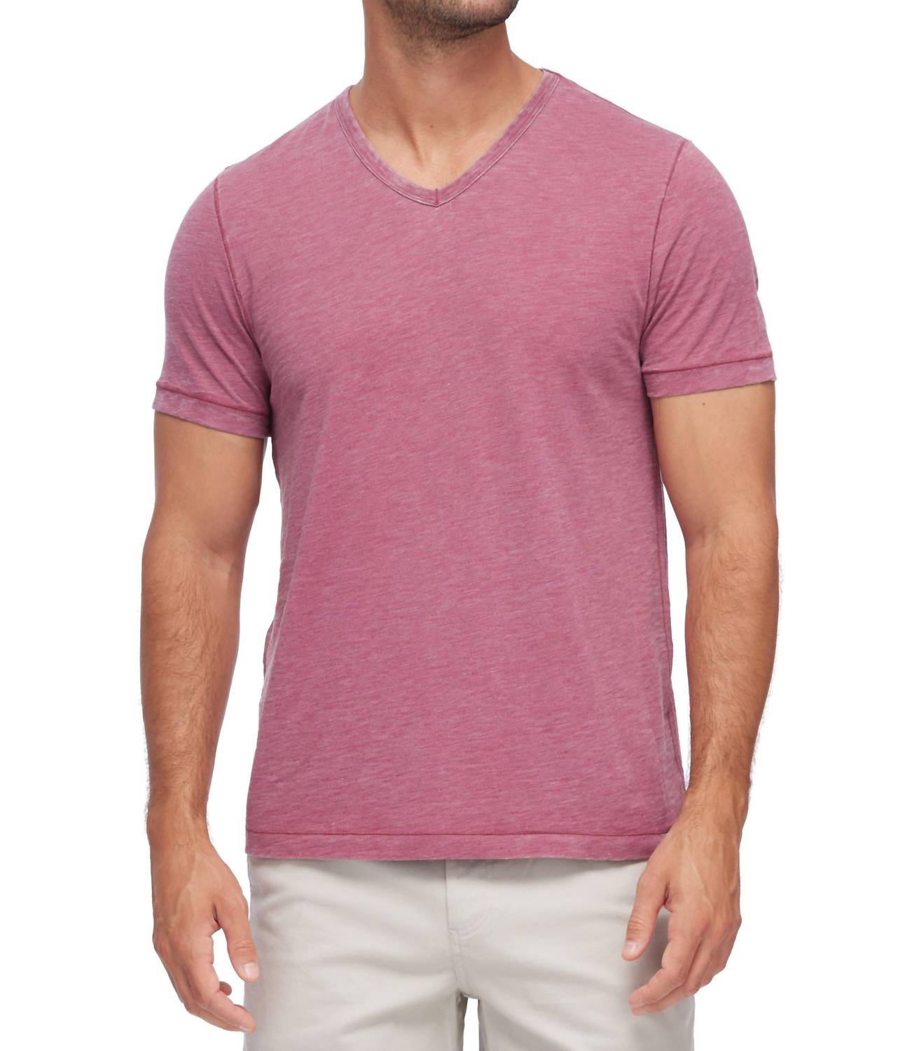 Flags & Anthem - Brevard Short Sleeve Burnout V Neck Tee