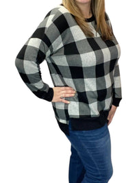 Honeyme - Plaid Weekender Top