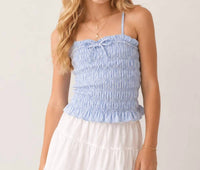 Katie J Nyc - Girl's Alma Gathered Cami Top