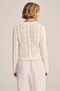 Velvet By Graham & Spencer - Daisy Pointelle Cardigan