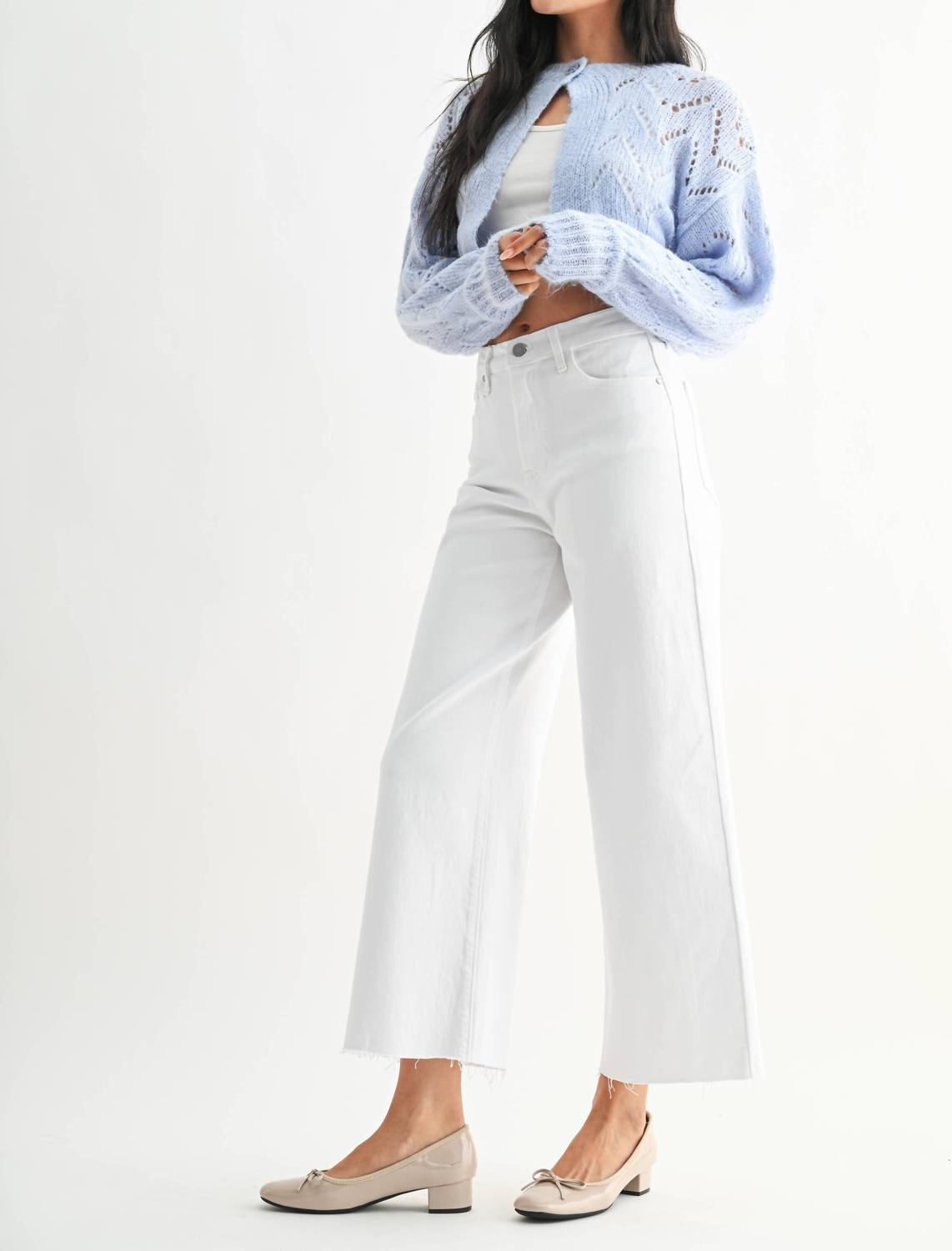 Just Black Denim - Women's Scissor Cut Wide Leg Jeans
