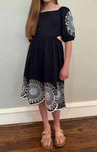 Milon - Girl's Laser Cut Dress