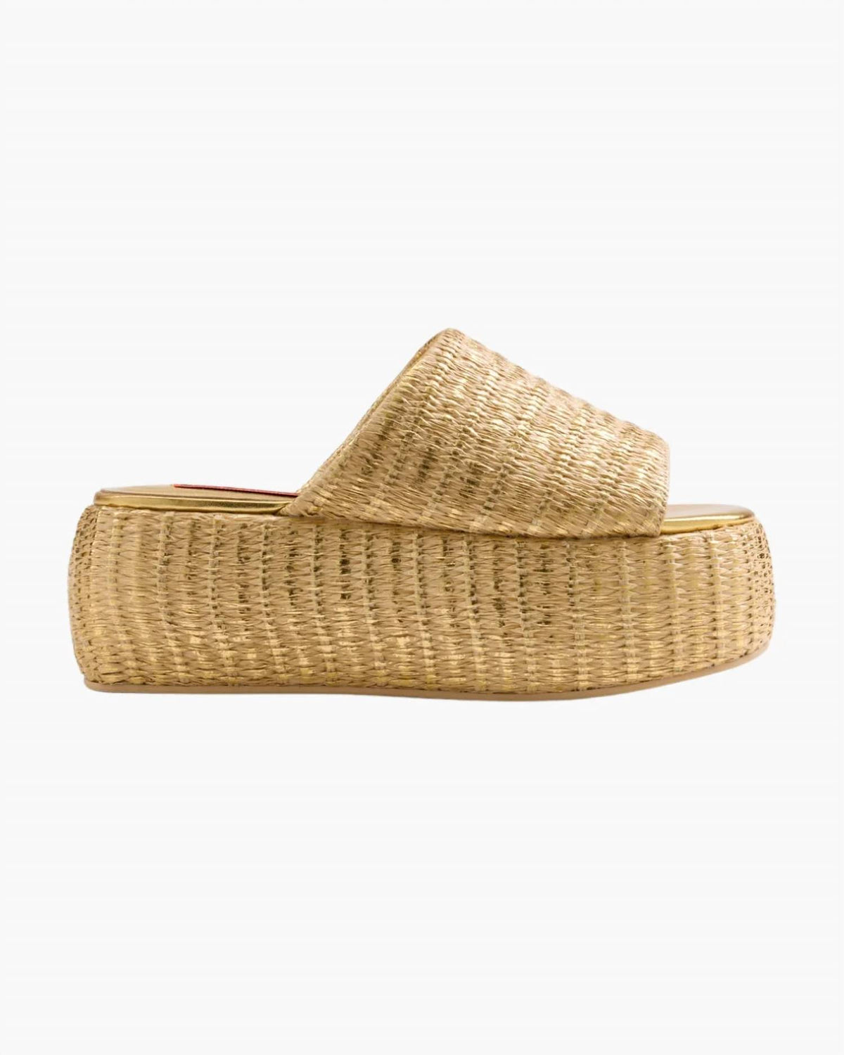 Simon Miller - Women's Metallic Raffia Cloudy Platform Sandal