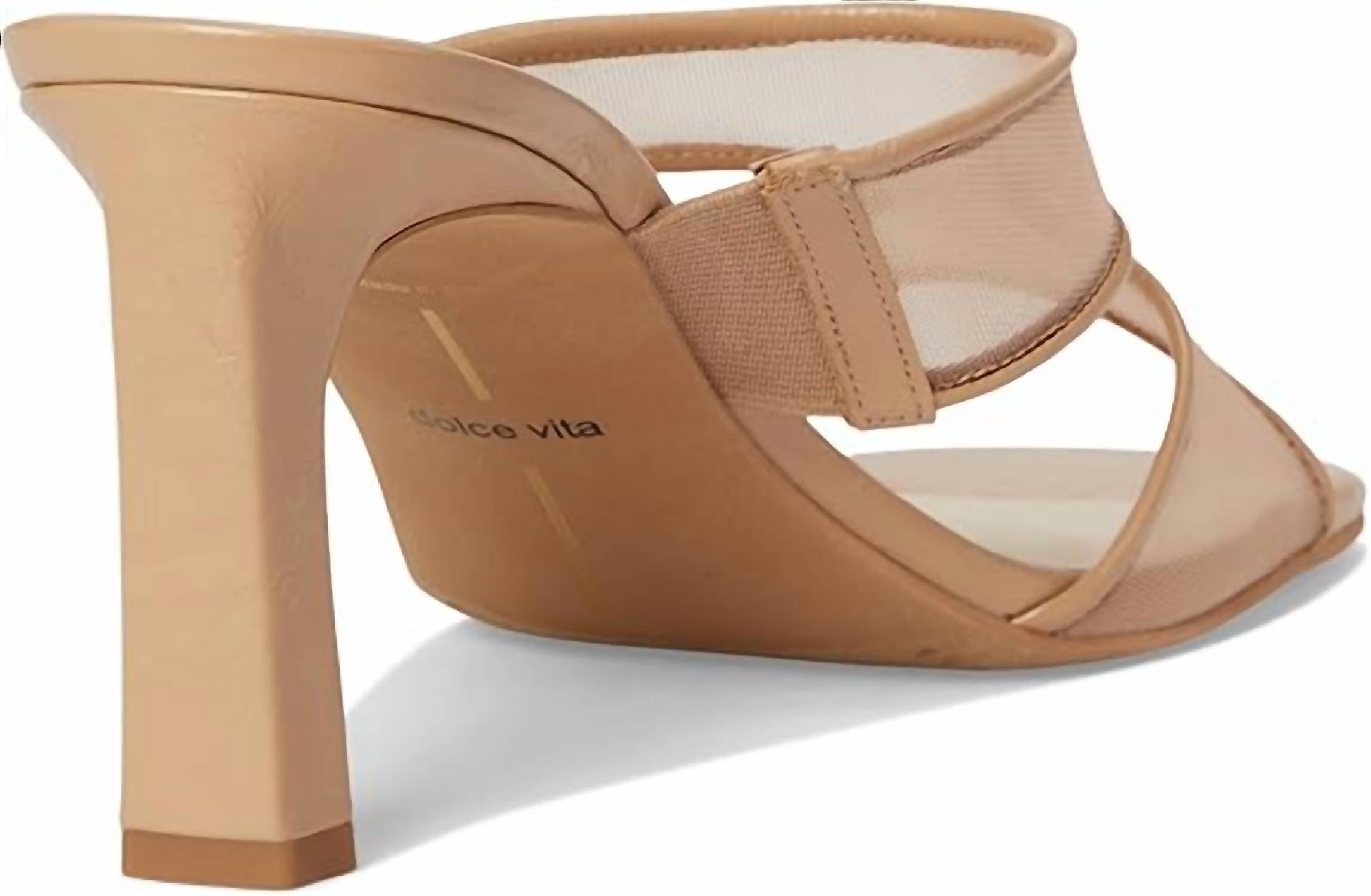 Dolce Vita Women's Gitel Heel Sandal in light tan - women's sandal - view 4
