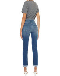 KanCan Janice High Rise Cigarette Leg Jeans in medium wash - women's jeans - alternate view