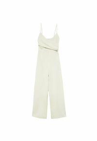 Stradivarius - Wrap-style Pleated Bodice Romper