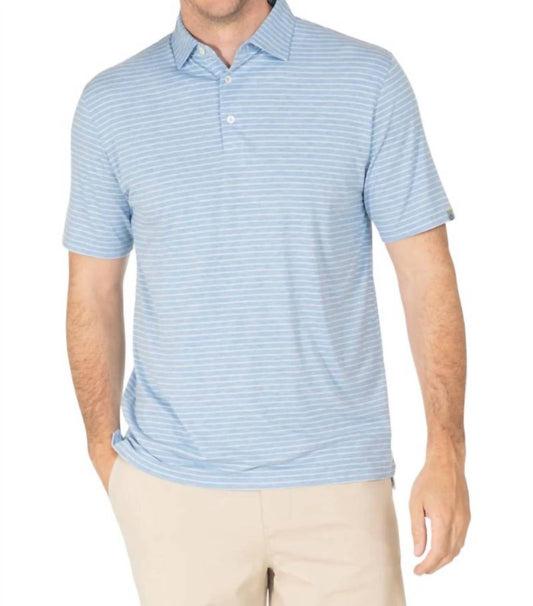 Tasc - Cloud Polo Brookline Stripe Polo