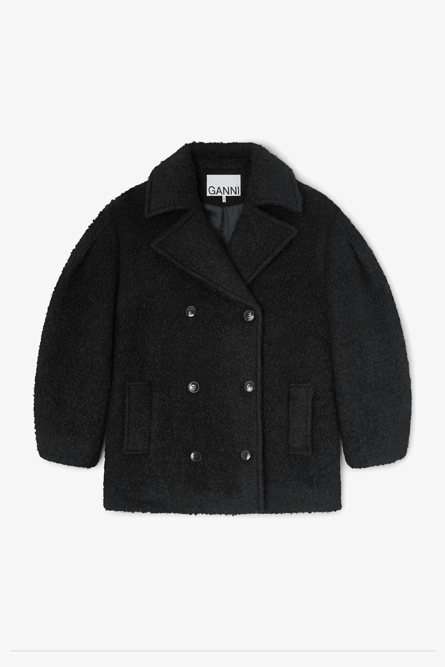 Ganni - Heavy Boucle Midi Coat